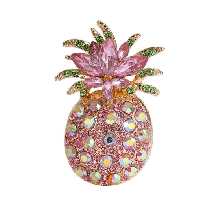Elegant Pineapple Brooch With Colorful Crystal Accents Crafted From Premium Alloy For Stylish Outfit Addition
Elegant Pineapple Brooch With Colorful Crystal Accents Crafted From Premium Alloy For Stylish Outfit Addition