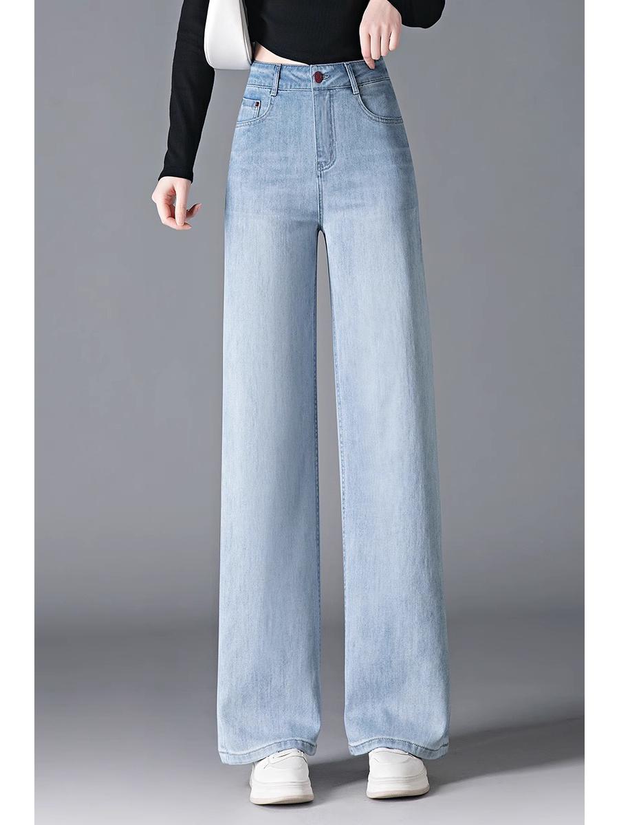 Женские джинсы 2024 весна/осень, зауженные, в пол, с широкими штанинами - Прямой крой для миниатюрных Size 26: 85-95 lbs светло-синий
Женские джинсы 2024 весна/осень, зауженные, в пол, с широкими штанинами - Прямой крой для миниатюрных Size 26: 85-95 lbs светло-синий