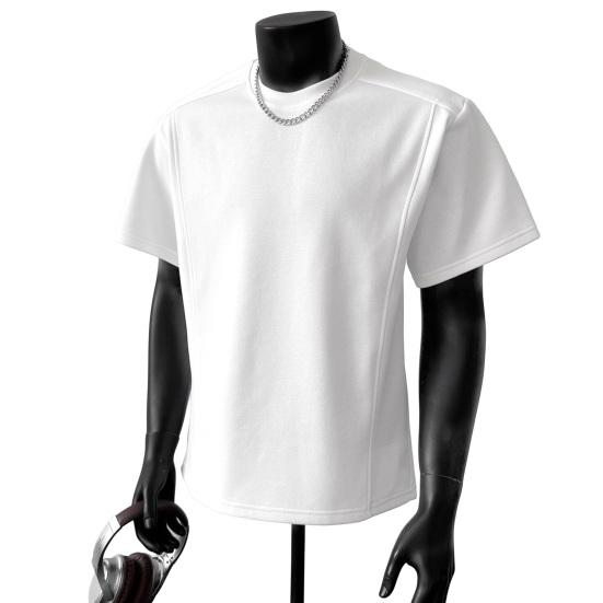 Men Crew Neck T-shirt Set-in Shoulder Solid Color Tee Breathable Loose Fit Casual Stylish Tee Shirt for Daily Life Street Office M білий
Men Crew Neck T-shirt Set-in Shoulder Solid Color Tee Breathable Loose Fit Casual Stylish Tee Shirt for Daily Life Street Office M білий