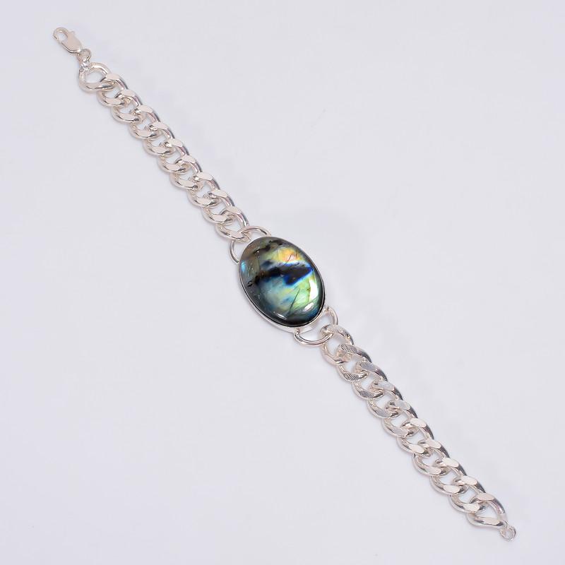 Excellent Top Grade Qualite 100% Natural Labradorite Oval Shape Ethnic Style Handmade Jewelry 925 Steling Silver Plated Bracelet 8 WSJ-4668 8 синій
Excellent Top Grade Qualite 100% Natural Labradorite Oval Shape Ethnic Style Handmade Jewelry 925 Steling Silver Plated Bracelet 8 WSJ-4668 8 синій
