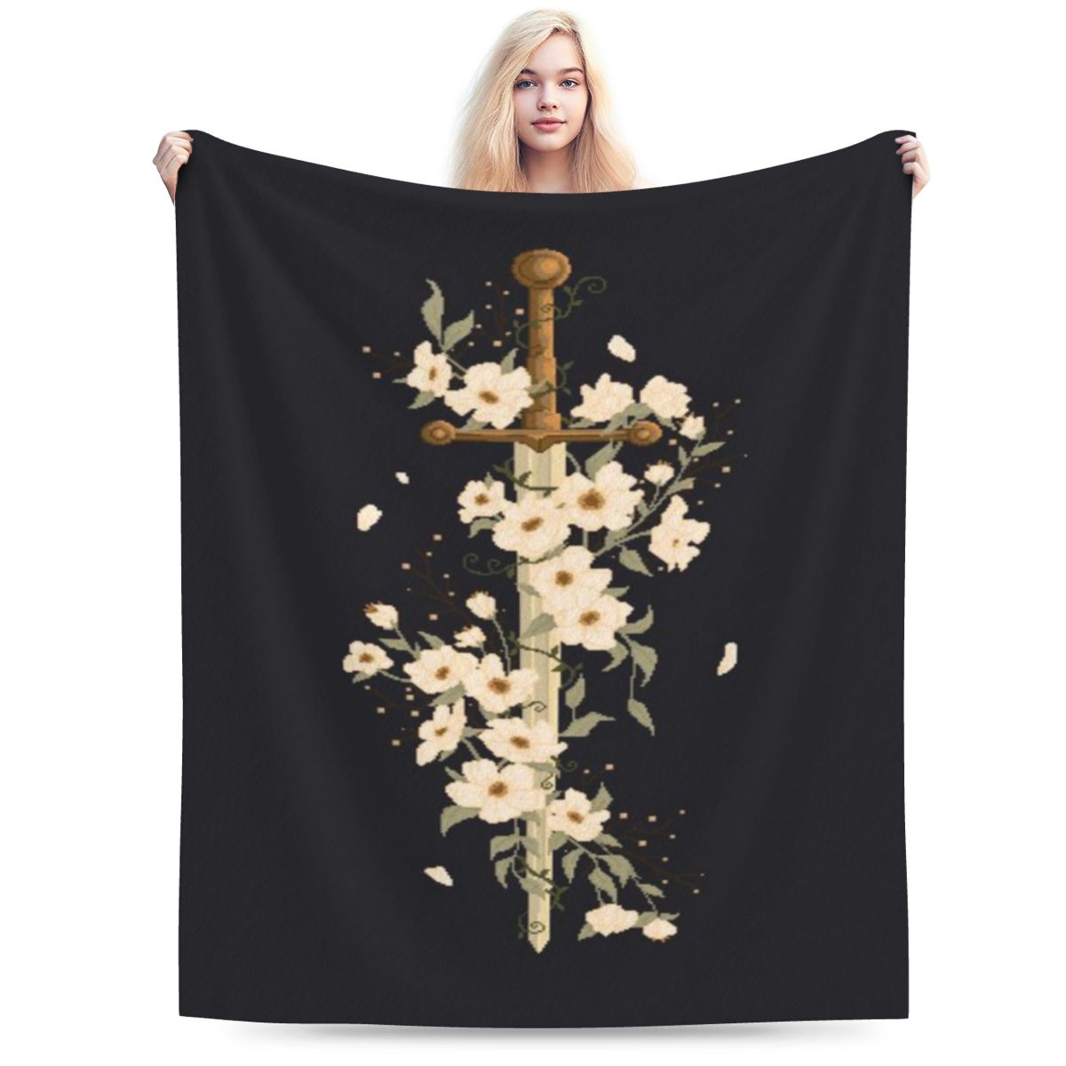 Flower Sword Personalized Comfortable Party An UltraSoft Micro Fleece Blanket 75x100cm 30x40in
Flower Sword Personalized Comfortable Party An UltraSoft Micro Fleece Blanket 75x100cm 30x40in