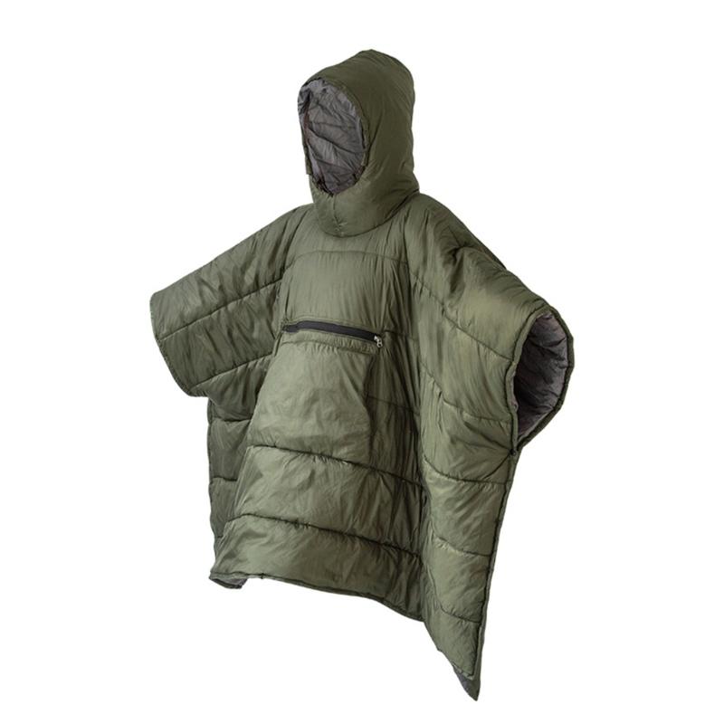 Outdoor Warm Wearable Cloak Portable Hooded Blanket Camping Warm Sleep Bag Cloak for Outdoor, Hiking, Travel 1
Outdoor Warm Wearable Cloak Portable Hooded Blanket Camping Warm Sleep Bag Cloak for Outdoor, Hiking, Travel 1