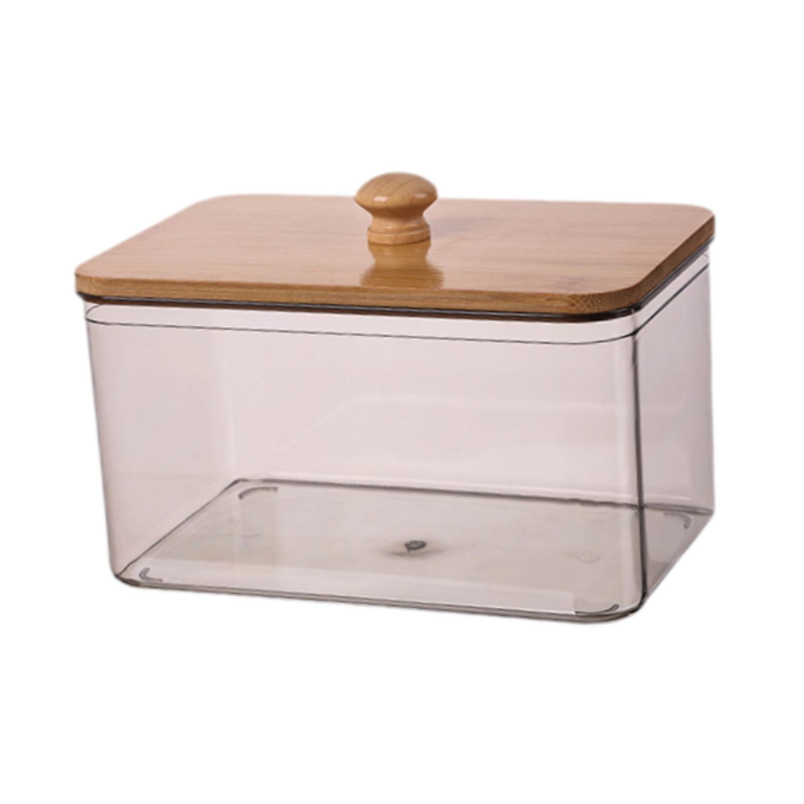 Organizer for Desktop Cotton Swabs with Lid Storage Container for Living Room колір ясно сірий
Organizer for Desktop Cotton Swabs with Lid Storage Container for Living Room колір ясно сірий