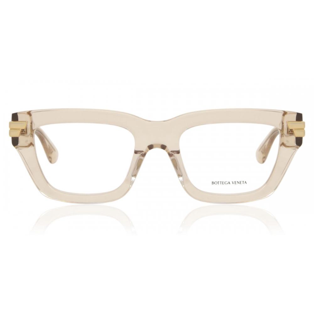 Bottega Veneta Bv1190o 004 Women Eyeglasses Transparent Beige/50 
Bottega Veneta Bv1190o 004 Women Eyeglasses Transparent Beige/50