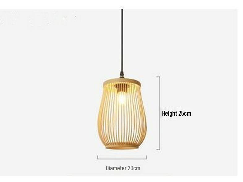 Bamboo Woven Minimalist Pendant Light for Restaurants and Teahouses Without Light Source
Bamboo Woven Minimalist Pendant Light for Restaurants and Teahouses Without Light Source