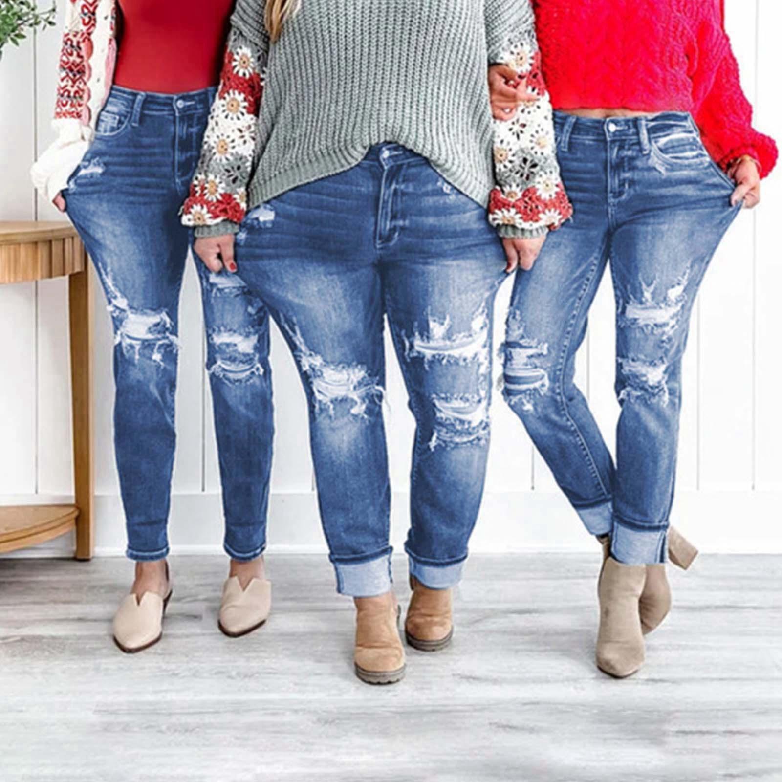 Denim Pants for Women Women S Distressed Ripped Casual Streetwear Hip Hop Straight Leg Mid Rise Jeans XS темно-синього кольору
Denim Pants for Women Women S Distressed Ripped Casual Streetwear Hip Hop Straight Leg Mid Rise Jeans XS темно-синього кольору