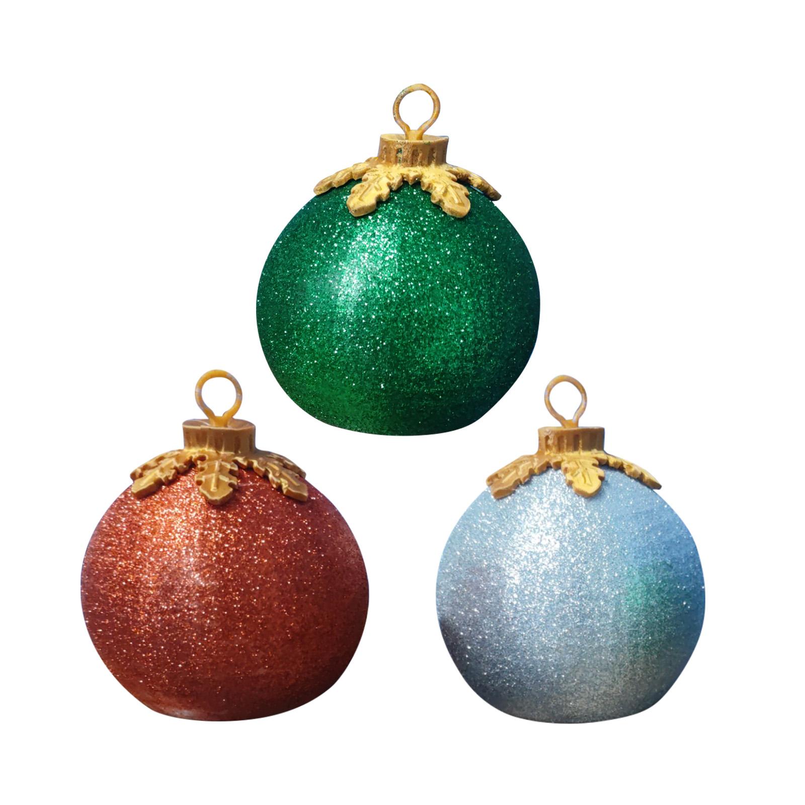 Glass Christmas Ornament Ball Set with LED Lights Battery Operated Decorative Hanging Holiday Decoration for Indoor Use
Glass Christmas Ornament Ball Set with LED Lights Battery Operated Decorative Hanging Holiday Decoration for Indoor Use