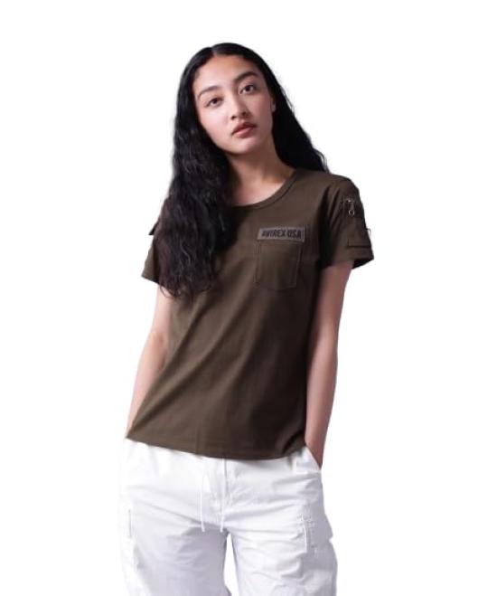 AVIREX FATIGUE T-SHIRT Women s L Olive 783-2932001
AVIREX FATIGUE T-SHIRT Women s L Olive 783-2932001