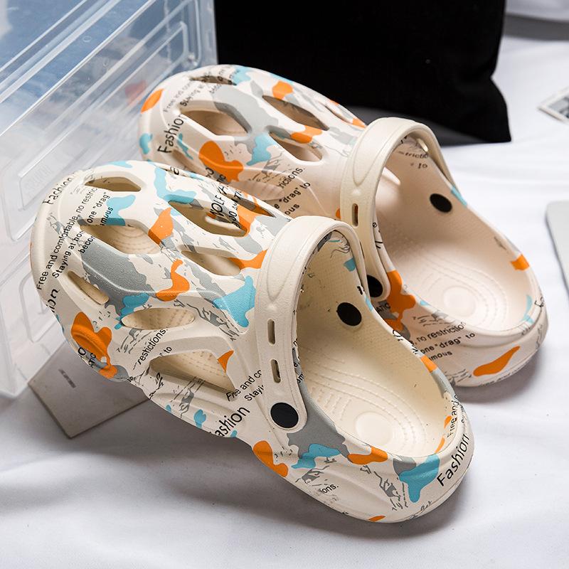 Hole shoes men s summer big head slippers step on shit feeling wear non-slip men s sandals bag head outdoor beach sandals 45 бежевий
Hole shoes men s summer big head slippers step on shit feeling wear non-slip men s sandals bag head outdoor beach sandals 45 бежевий