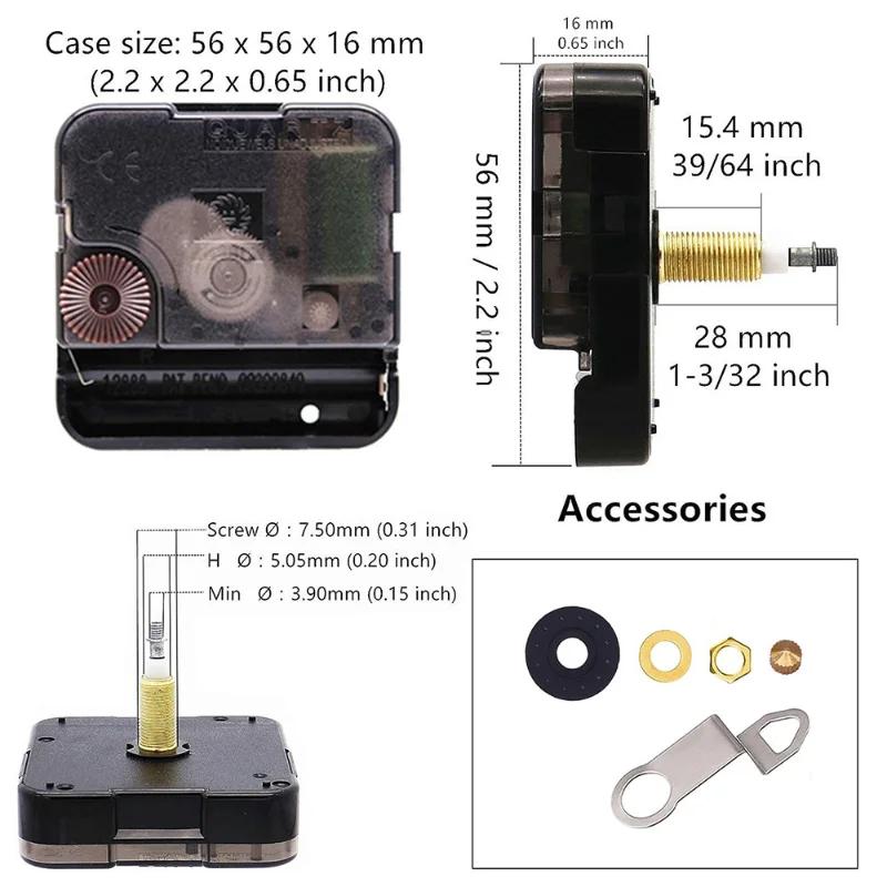 High Torque Clock Movement Sun Brand 12888 Clocks Mechanism DIY Watches Quartz Silent Long Axis Clock Mechanism Accessories
High Torque Clock Movement Sun Brand 12888 Clocks Mechanism DIY Watches Quartz Silent Long Axis Clock Mechanism Accessories