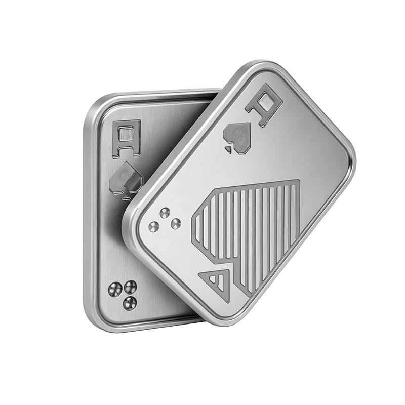 1PC Fidget Toy Adult Mens Irritable Table Toy EDC Metal Fidget Slider Magnetic Poker Push Card Adult Irritable Toy Anxiety Diso
1PC Fidget Toy Adult Mens Irritable Table Toy EDC Metal Fidget Slider Magnetic Poker Push Card Adult Irritable Toy Anxiety Diso