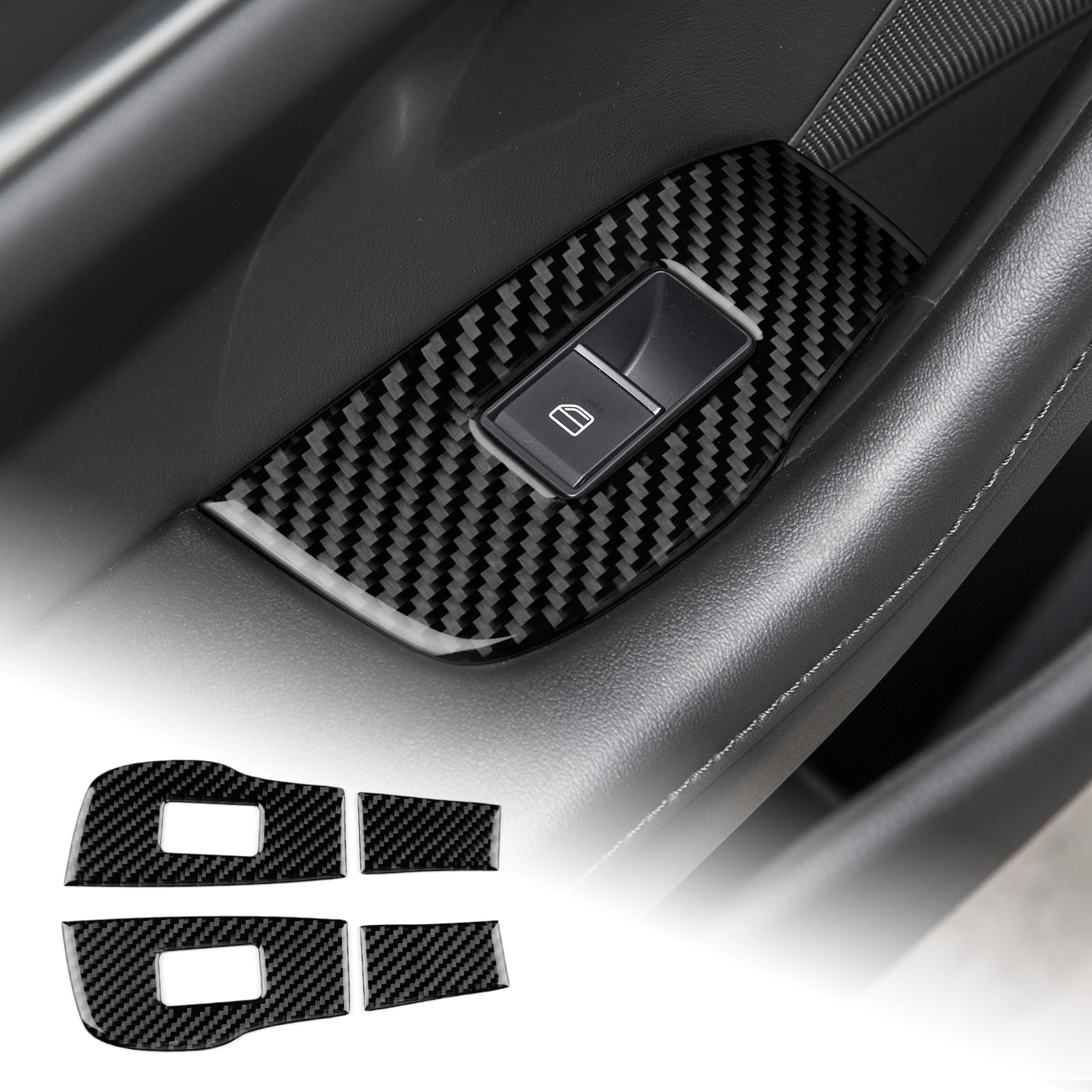 AIRSPEED Carbon Fiber Interior Door Window Lift Decoration Frame Garnish for Mazda 3 Interior with Tape Rear (2019-2025) - Stylish, Stain-Resistant чёрный
AIRSPEED Carbon Fiber Interior Door Window Lift Decoration Frame Garnish for Mazda 3 Interior with Tape Rear (2019-2025) - Stylish, Stain-Resistant чёрный