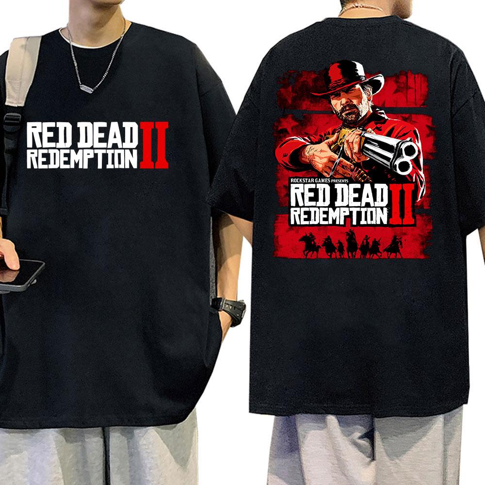 Игровые футболки Red Dead Redemption 2 Мужская одежда Высокое качество Летняя футболка Ретро Круглый вырез Хлопок Футболка с коротким рукавом S
Игровые футболки Red Dead Redemption 2 Мужская одежда Высокое качество Летняя футболка Ретро Круглый вырез Хлопок Футболка с коротким рукавом S