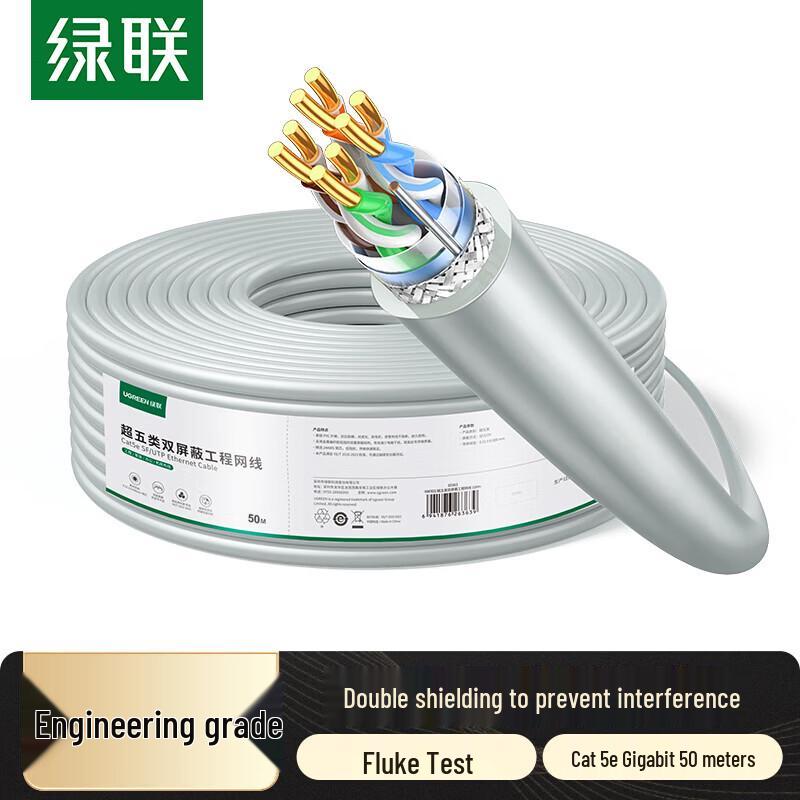 UGREEN CAT5e Двожильний Мідний Ethernet-кабель
UGREEN CAT5e Двожильний Мідний Ethernet-кабель