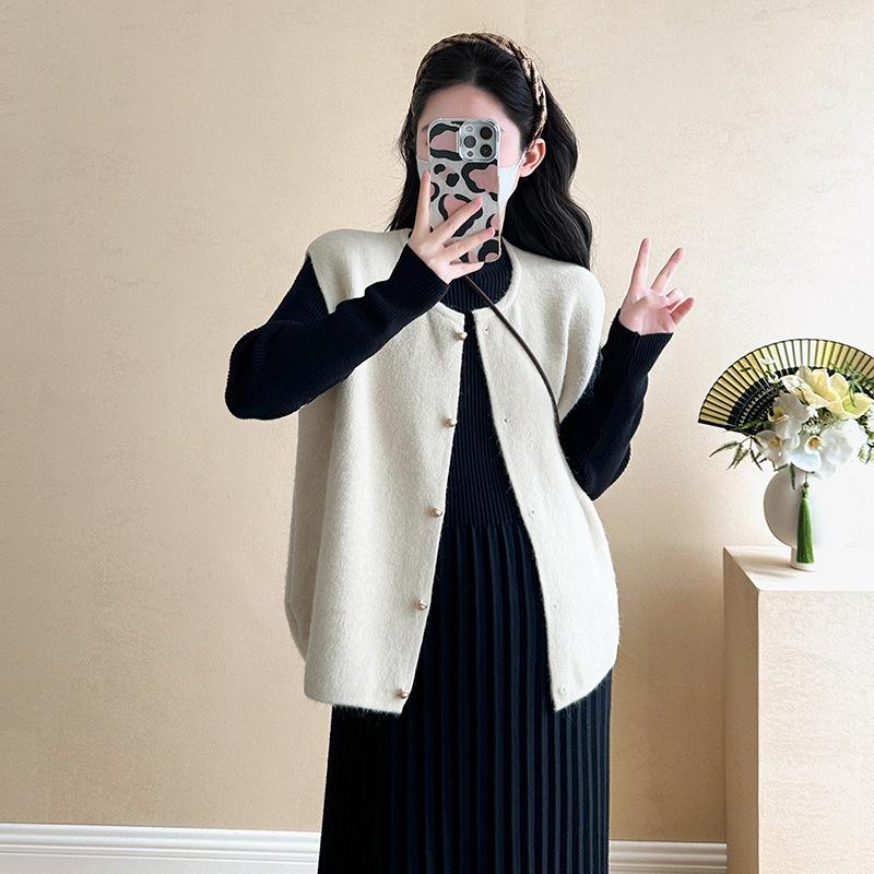 Maternity Fashion Autumn/Winter Loose Fit Pleated Wool Vest Dress Set Large
Maternity Fashion Autumn/Winter Loose Fit Pleated Wool Vest Dress Set Large