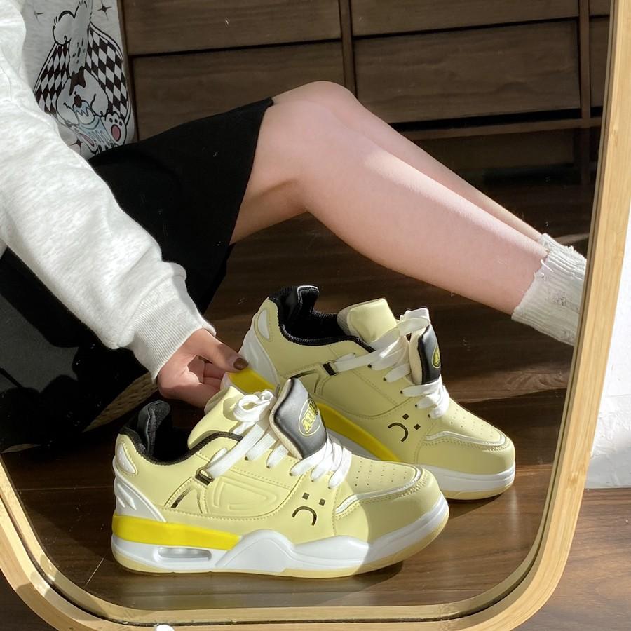 Guochao platform air cushion board shoes trendy new couples contrasting colors fashionable versatile casual skateboard shoes 40 світло-зелений колір
Guochao platform air cushion board shoes trendy new couples contrasting colors fashionable versatile casual skateboard shoes 40 світло-зелений колір