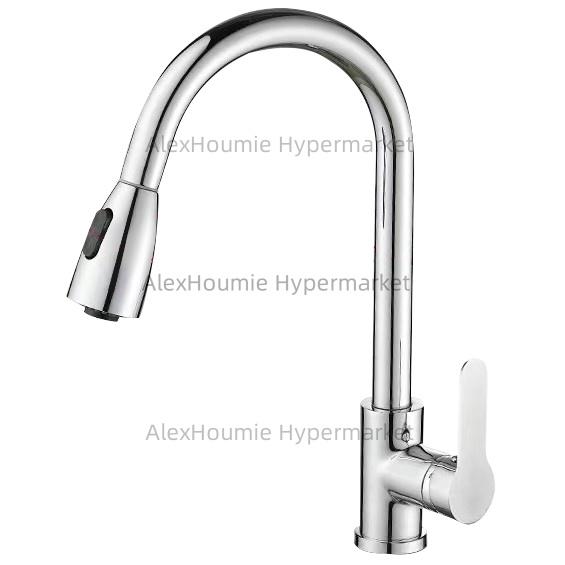 Kitchen Pull Out Faucet with Retractable Sprayer for Cold and Hot Water Mixer Single Handle Single Hole Deck Mounted Water Tap
Kitchen Pull Out Faucet with Retractable Sprayer for Cold and Hot Water Mixer Single Handle Single Hole Deck Mounted Water Tap