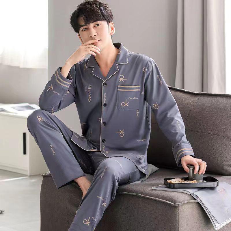 Men s Cotton Casual Two-Piece Set: Long-Sleeved Top & Pants for Spring/Autumn, Indoor/Outdoor Wear L
Men s Cotton Casual Two-Piece Set: Long-Sleeved Top & Pants for Spring/Autumn, Indoor/Outdoor Wear L