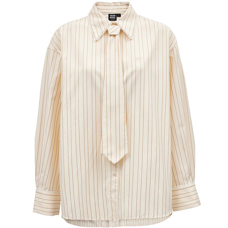 VEROMODA Women s Striped Ruffle Trim Detachable Tie Shirt L
VEROMODA Women s Striped Ruffle Trim Detachable Tie Shirt L