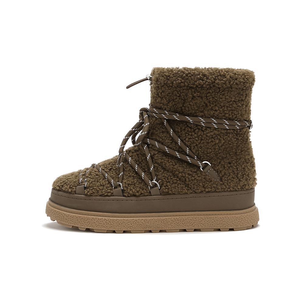 Warm in the first snow Outdoor thick-soled straps Hairy short boots Women s snow boots Winter 40 коричневий
Warm in the first snow Outdoor thick-soled straps Hairy short boots Women s snow boots Winter 40 коричневий