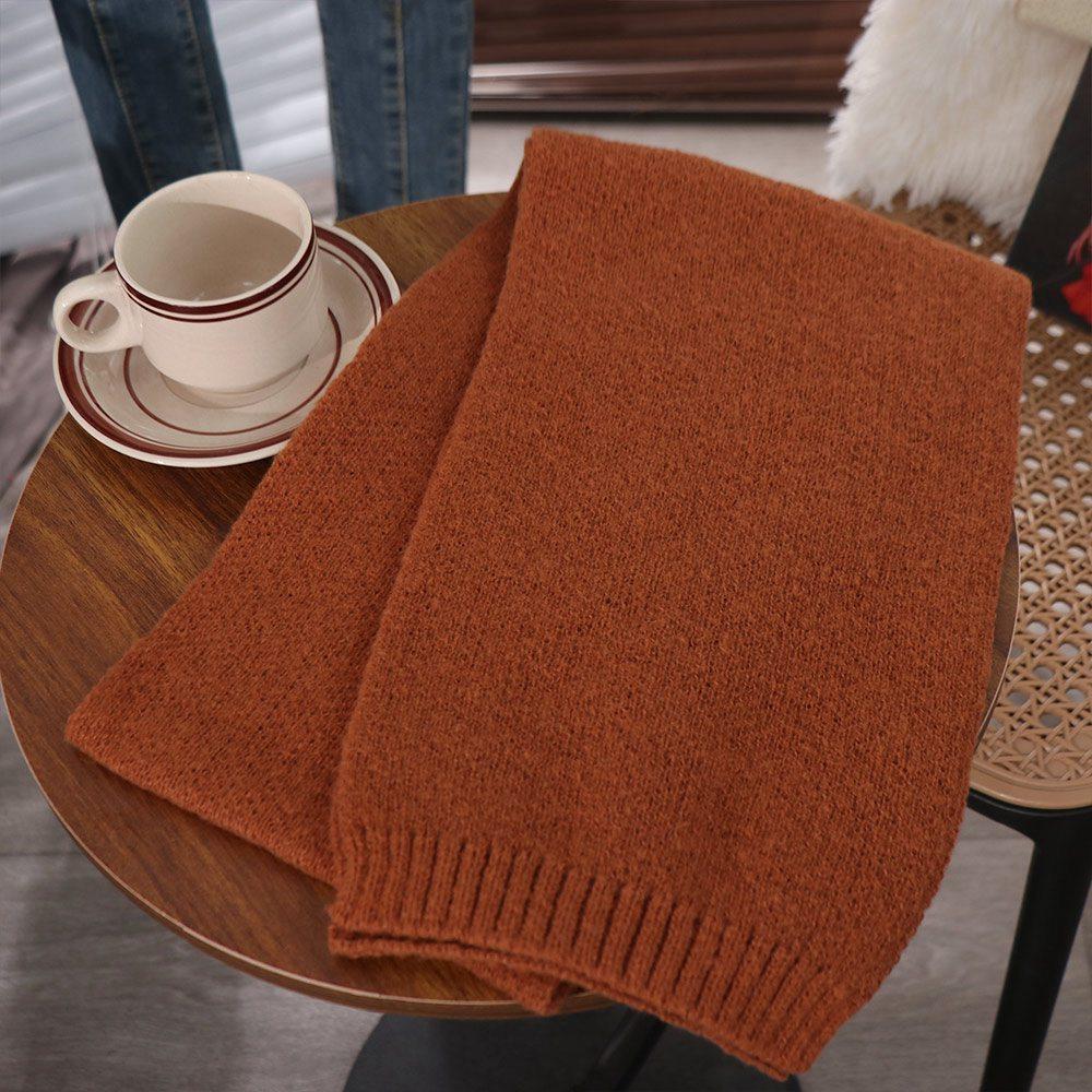 Elegant Imitation Cashmere Solid Color Scarf Long Thickened Knitted Scarves Korean Style Keep Warm Wool Shawl Male коричневый
Elegant Imitation Cashmere Solid Color Scarf Long Thickened Knitted Scarves Korean Style Keep Warm Wool Shawl Male коричневый