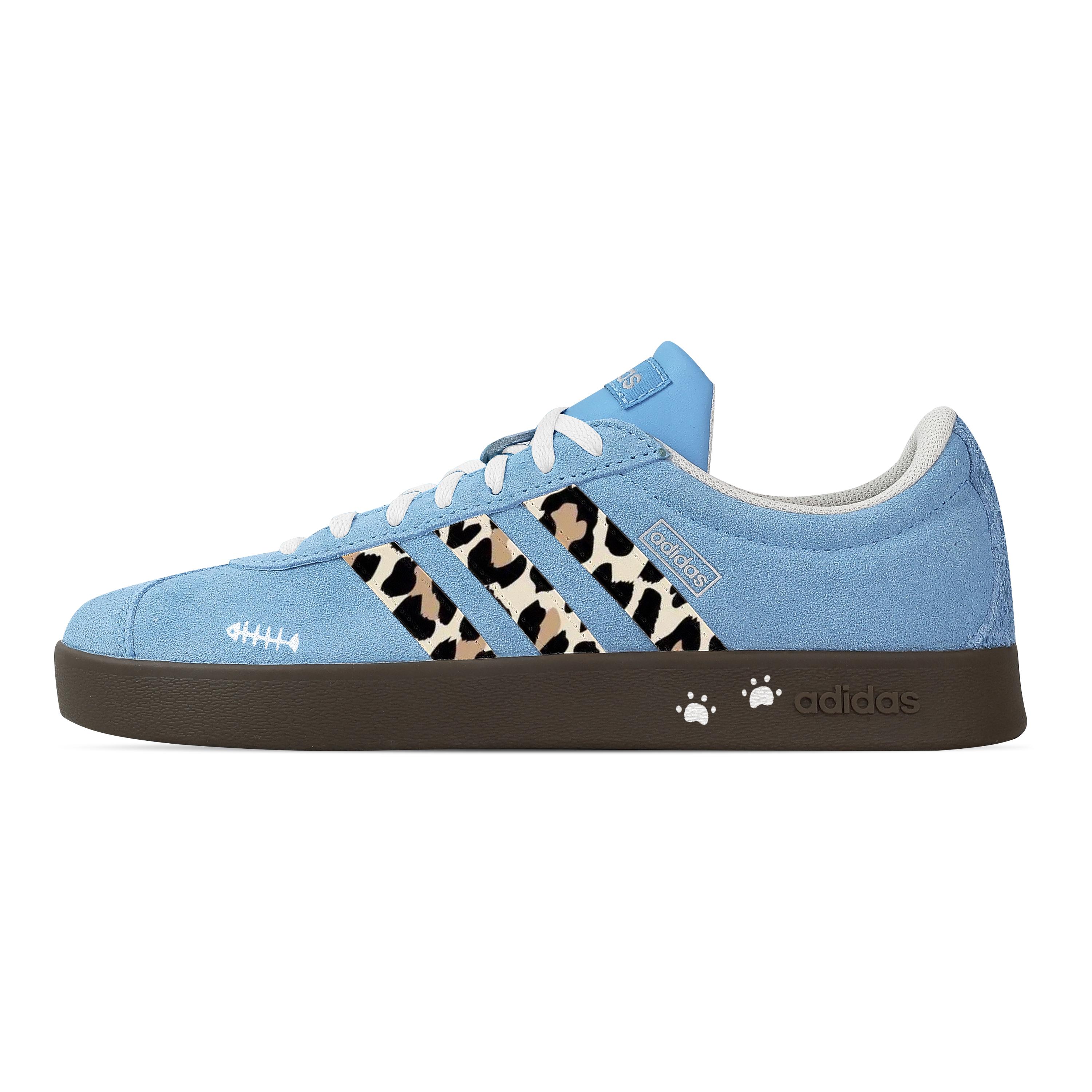 Custom Adidas VL COURT 2.0 Fish Bone Cat Step Low top German Army Trainers Unisex Blue JI0496(Team773-) 40
Custom Adidas VL COURT 2.0 Fish Bone Cat Step Low top German Army Trainers Unisex Blue JI0496(Team773-) 40