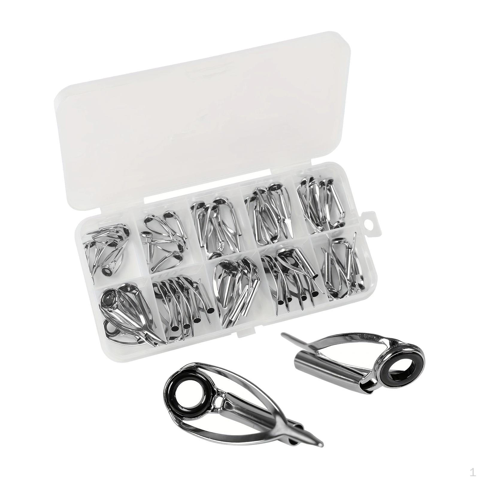 40Pcs Fishing Rod Tip Repair Kit Durable Top Ring Women
40Pcs Fishing Rod Tip Repair Kit Durable Top Ring Women