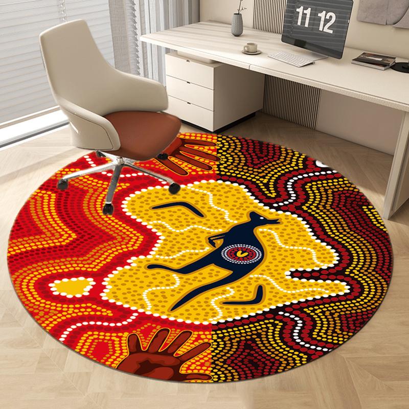 Australian Kangaroo Round Rug, Non-Slip Fade Resistant Floor Mat for Living Room Bedroom Gaming Room Decor, Hand Wash Only Diameter 60cm
Australian Kangaroo Round Rug, Non-Slip Fade Resistant Floor Mat for Living Room Bedroom Gaming Room Decor, Hand Wash Only Diameter 60cm