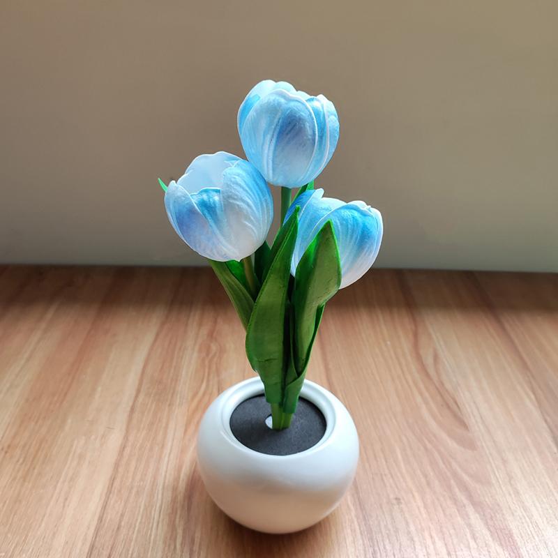 Тюльпан настольная лампа светодиодная ночник имитация цветочного букета спальня прикроватная романтическая атмосфера свет домашний декор синий
Тюльпан настольная лампа светодиодная ночник имитация цветочного букета спальня прикроватная романтическая атмосфера свет домашний декор синий