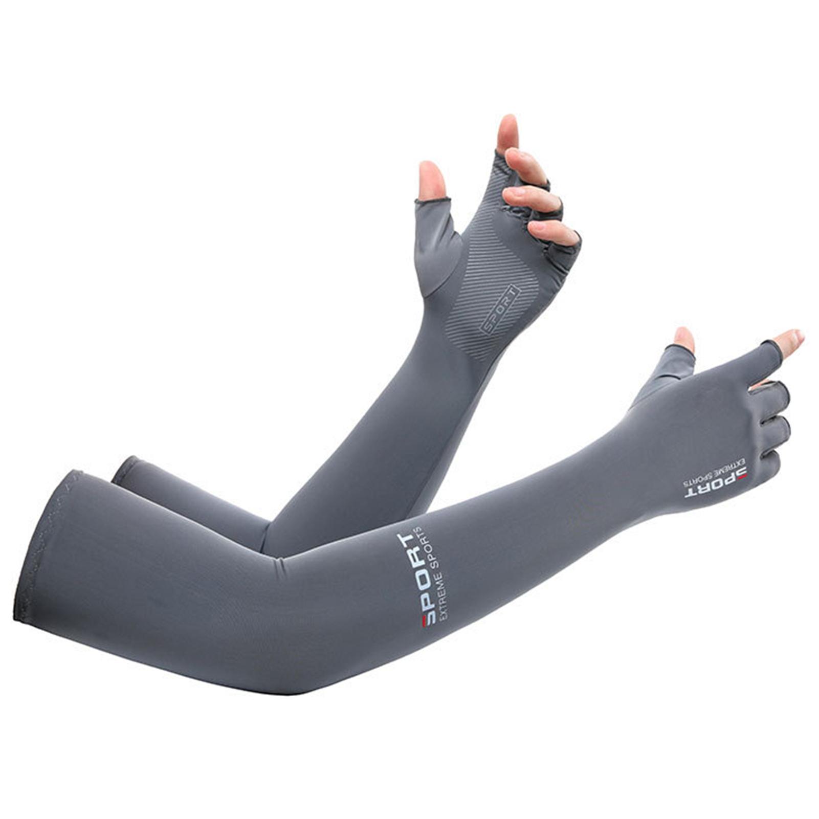 Cycling Arm Sleeves Sun Protective Running Sports Anti Slip Ice Silk Riding Sleeves Ice Silk UV Protection Outdoor Arm Cover сірий колір
Cycling Arm Sleeves Sun Protective Running Sports Anti Slip Ice Silk Riding Sleeves Ice Silk UV Protection Outdoor Arm Cover сірий колір