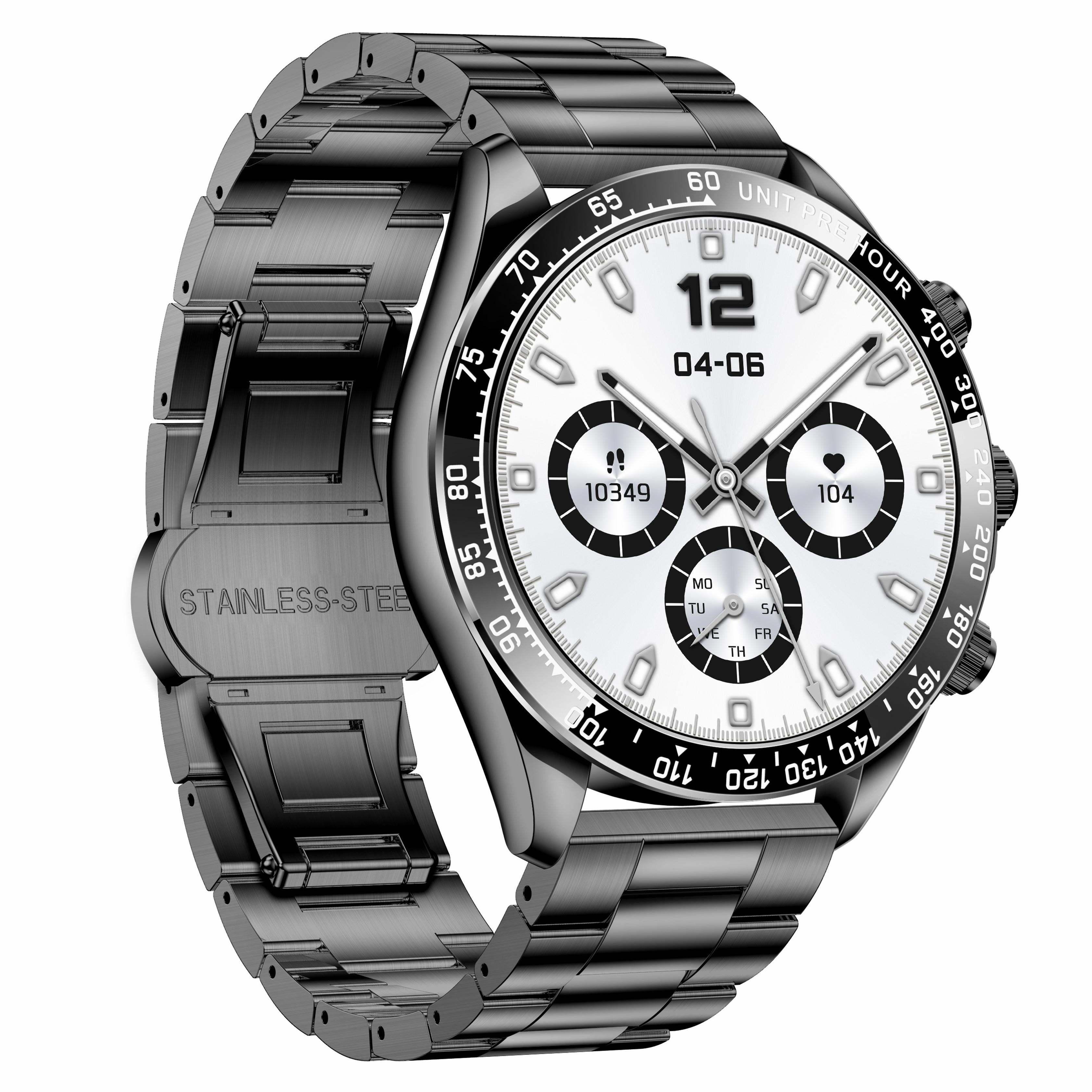 AK63 Bluetooth-compatible Call AMOLED Screen Smart Watch Bracelet with Steel Strap Gold+Silver
AK63 Bluetooth-compatible Call AMOLED Screen Smart Watch Bracelet with Steel Strap Gold+Silver