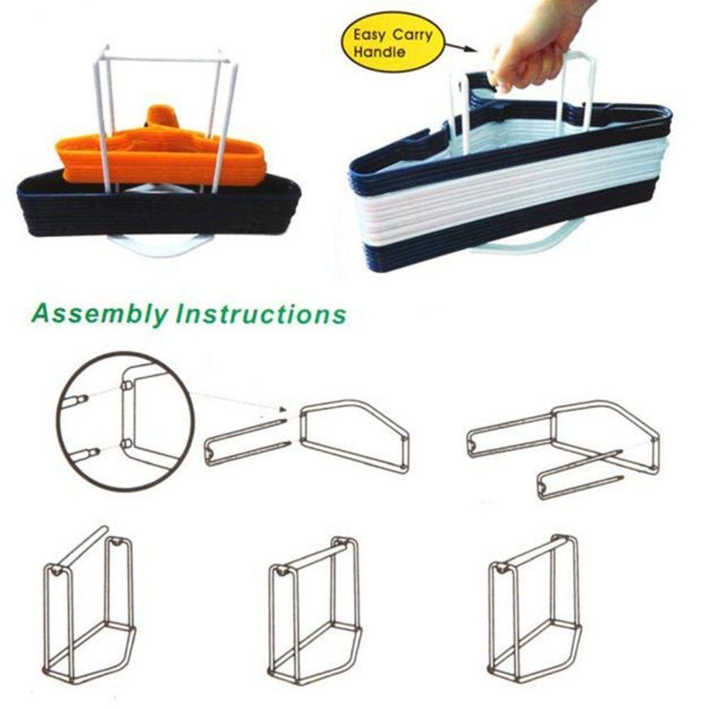 High Quality Organize Plastic Rack Home Hanger Storage Rack Hanging Clothes Hanger Storage синій
High Quality Organize Plastic Rack Home Hanger Storage Rack Hanging Clothes Hanger Storage синій