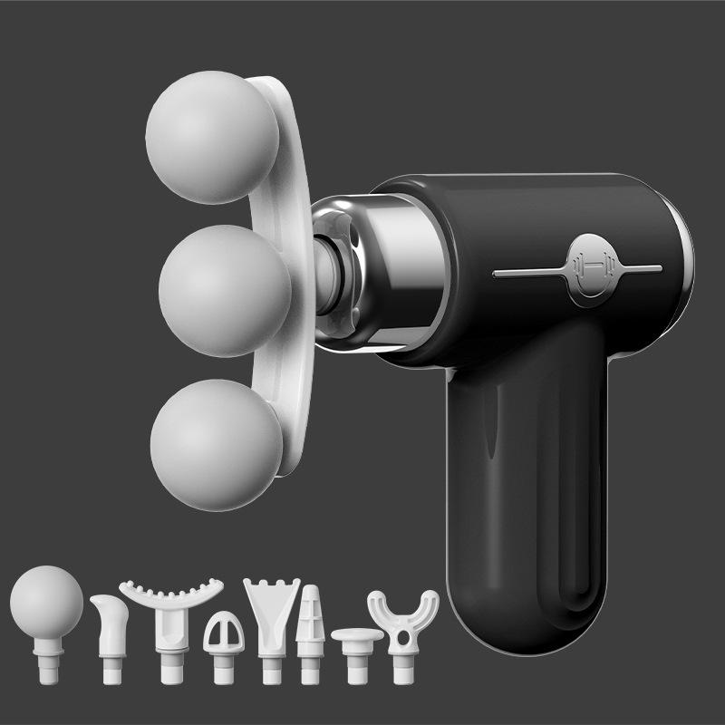 Cross-Border Multi-head Mini Muscle Massager: Professional Relaxation & Sports Fascia Gun чорний
Cross-Border Multi-head Mini Muscle Massager: Professional Relaxation & Sports Fascia Gun чорний