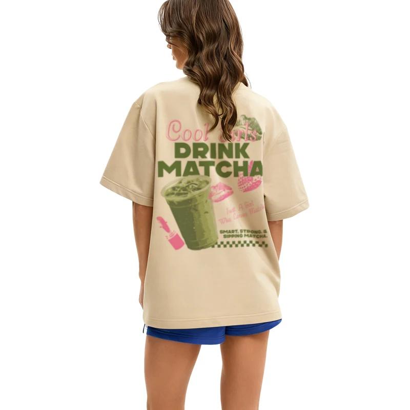 Back Print Cute Y2k Matcha Lover T Shirt Loose Aesthetic Streetwear Graphic Tees Funny Foodie Shirt Women Fashion Tops Gifts 4XL
Back Print Cute Y2k Matcha Lover T Shirt Loose Aesthetic Streetwear Graphic Tees Funny Foodie Shirt Women Fashion Tops Gifts 4XL