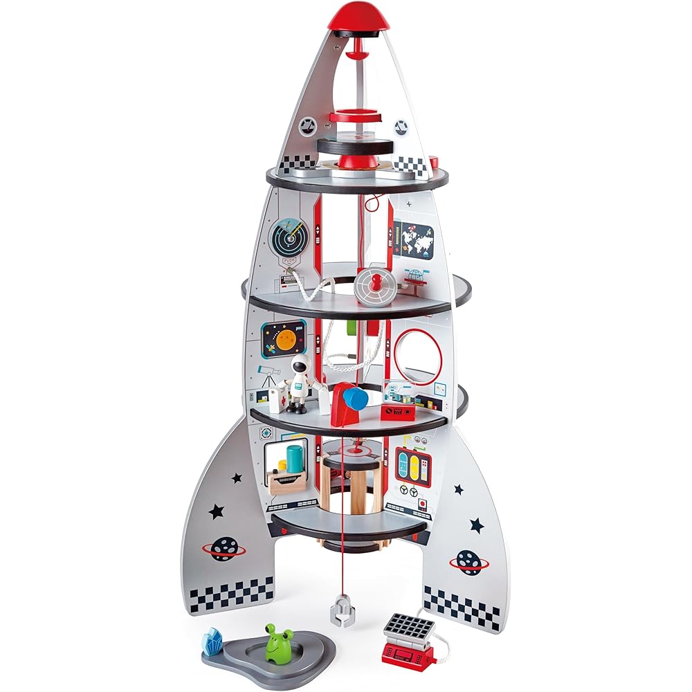 Hape Large Space Exploration Rocket E3021 Toy with Interactive Features and Durable Design
Hape Large Space Exploration Rocket E3021 Toy with Interactive Features and Durable Design
