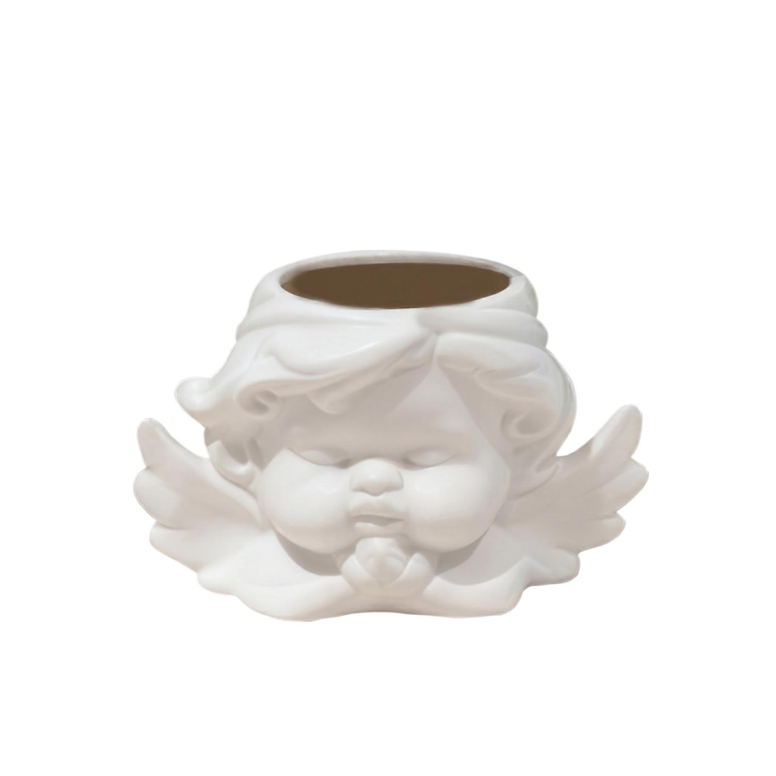 Creative Angel Makeup Brush Holder Decorative Container for Home Vanity Organizer with Elegant Design and Functional Storage Solution one size білий
Creative Angel Makeup Brush Holder Decorative Container for Home Vanity Organizer with Elegant Design and Functional Storage Solution one size білий