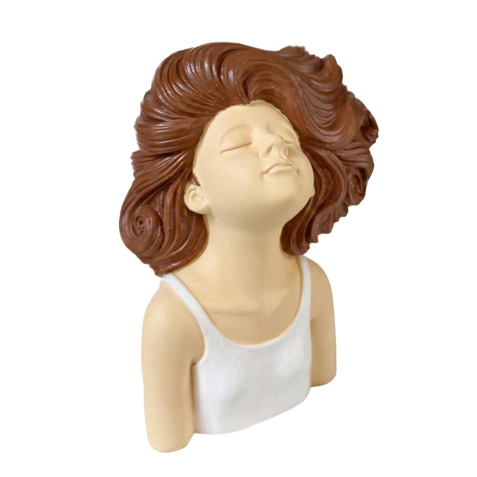 Statue Of A Girl With Flowing Long Hair, A Creative Ornament For Home Desks And Holiday Gifts one size белый
Statue Of A Girl With Flowing Long Hair, A Creative Ornament For Home Desks And Holiday Gifts one size белый
