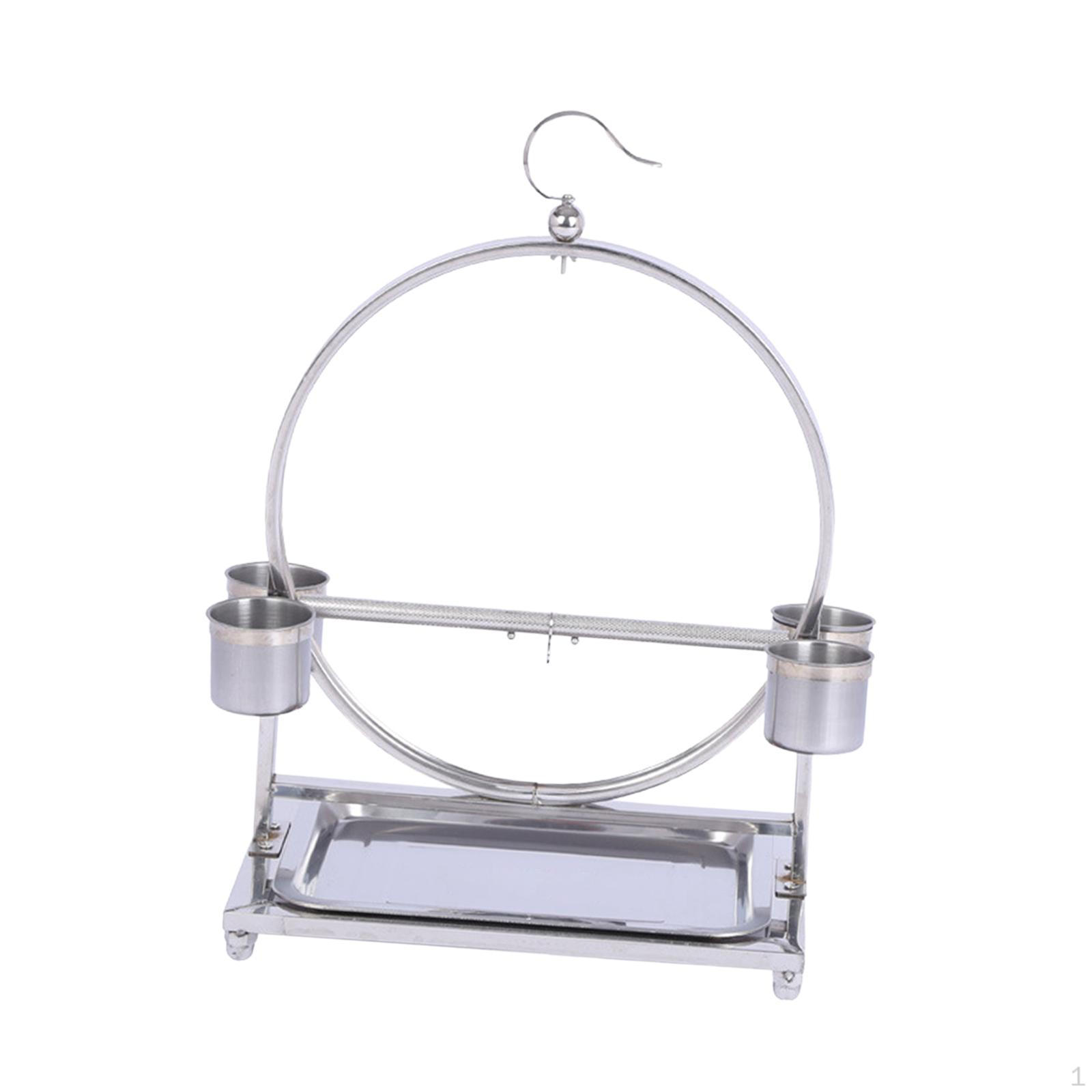 Bird Tabletop Perch Stand Removable Tray Practical Portable Parrot Play Training
Bird Tabletop Perch Stand Removable Tray Practical Portable Parrot Play Training