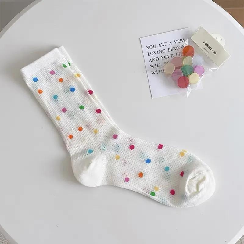 Women Sexy Ruffled Love Heart Pattern Thin Cotton Socks JK Uniform Lolita Sweet Breathable Ins Style Colorful Iridescent Socks One Size
Women Sexy Ruffled Love Heart Pattern Thin Cotton Socks JK Uniform Lolita Sweet Breathable Ins Style Colorful Iridescent Socks One Size