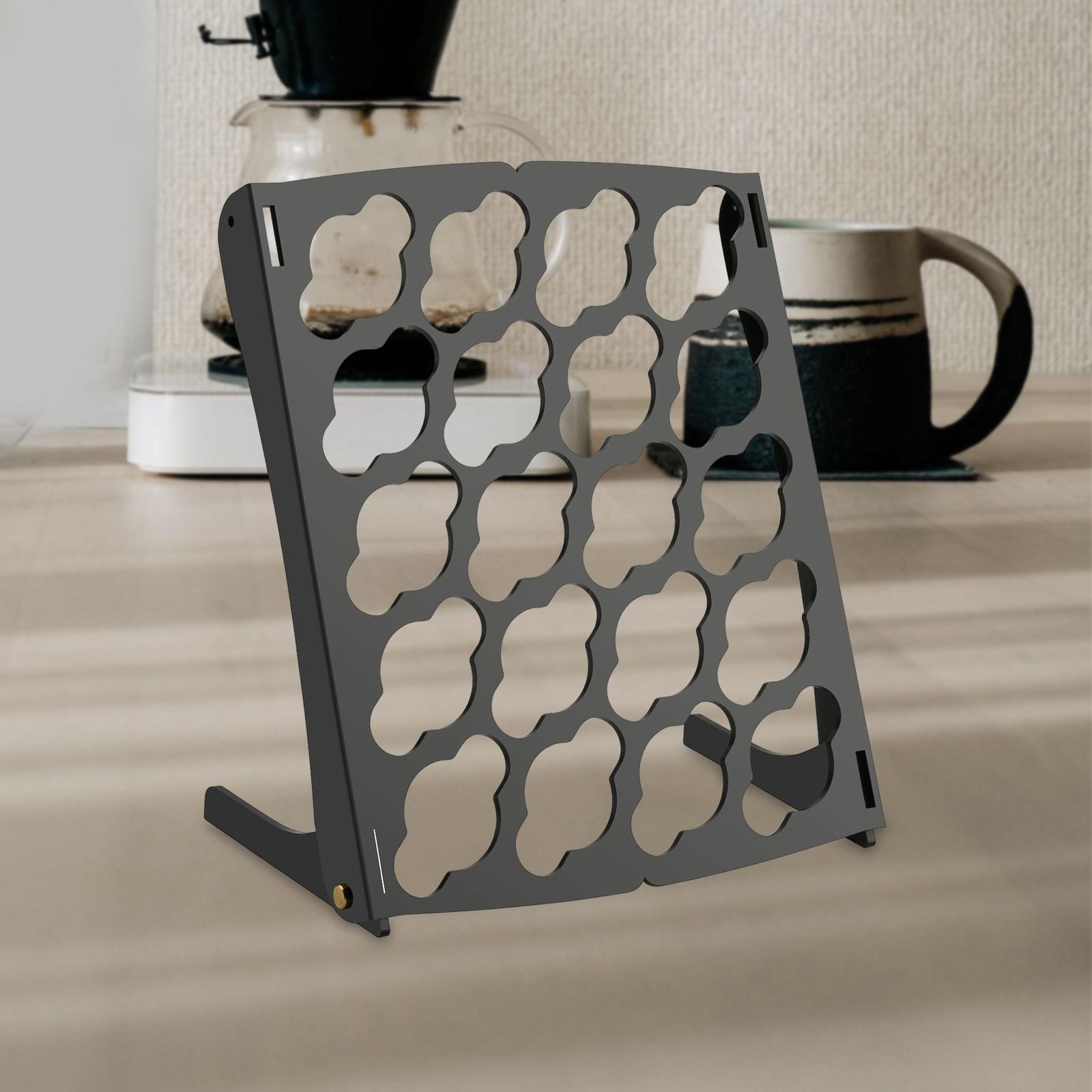 Coffee Pod Storage Holder Stable Multipurpose Shelf Storage Stand Organizer for Coffee Bar Cafes Restaurant Countertop Tea Room чёрный
Coffee Pod Storage Holder Stable Multipurpose Shelf Storage Stand Organizer for Coffee Bar Cafes Restaurant Countertop Tea Room чёрный