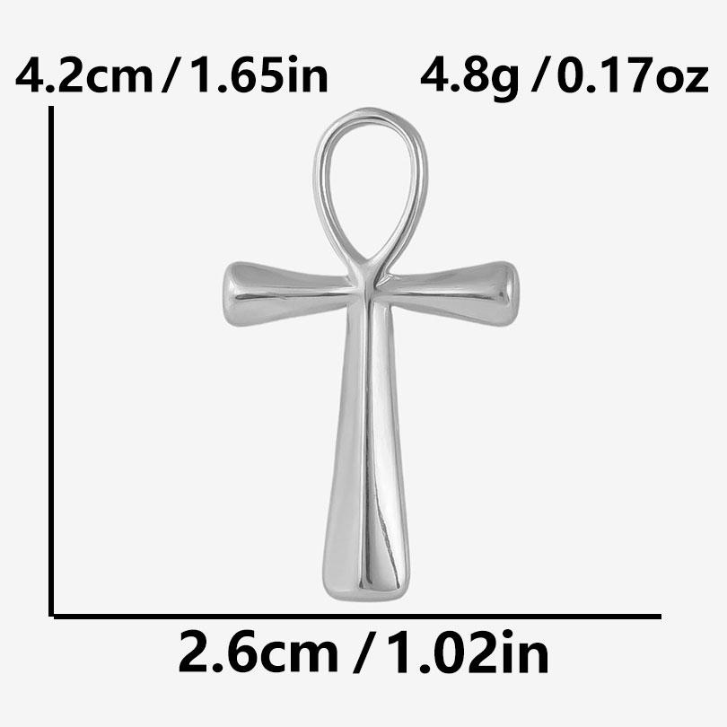 5pcs Mix Religious Stainless Steel Ankh Cross Pendants For Jewelry Making Supplies DIY Accessories No Fade Metal Charms Pendant
5pcs Mix Religious Stainless Steel Ankh Cross Pendants For Jewelry Making Supplies DIY Accessories No Fade Metal Charms Pendant