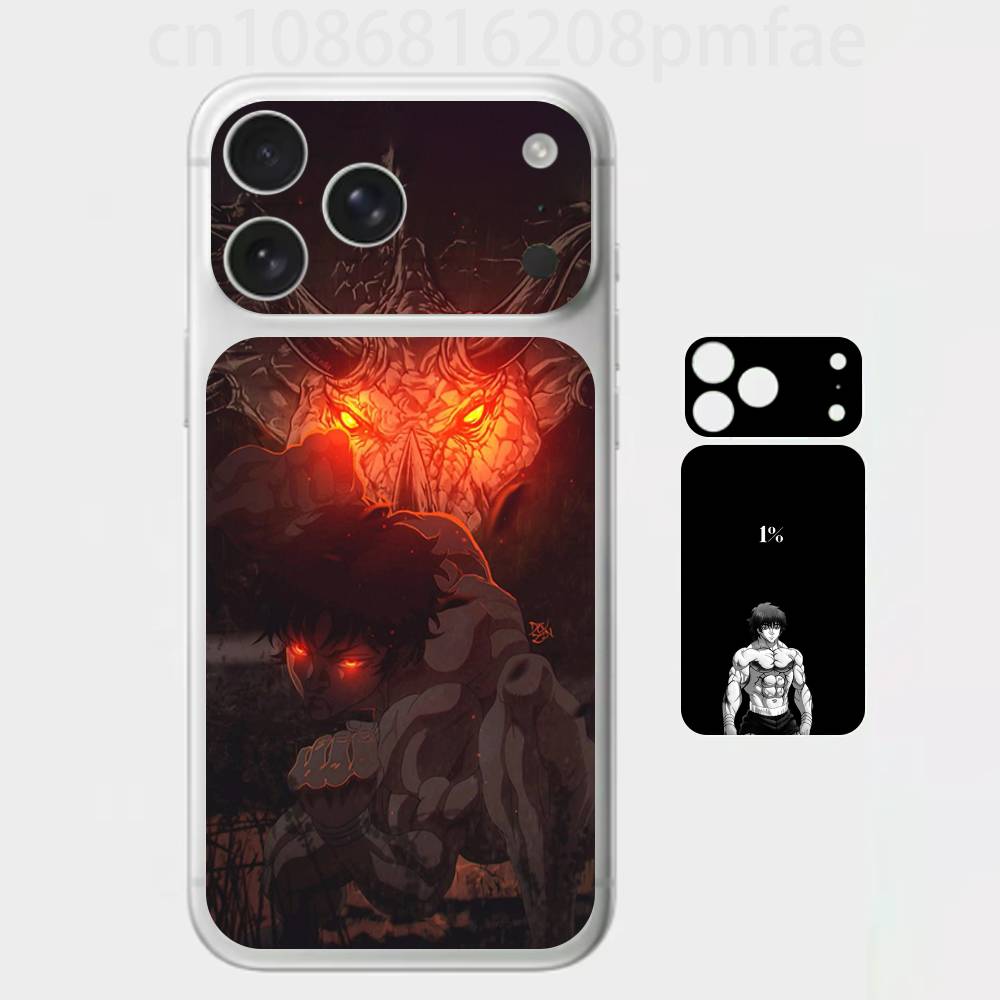 Премиальная наклейка-обертка для iPhone 17 Pro/Max в стиле аниме B-Baki Hanma, Защитная декаль на заднюю рамку и камеру (Не чехол) iPhone17promax
Премиальная наклейка-обертка для iPhone 17 Pro/Max в стиле аниме B-Baki Hanma, Защитная декаль на заднюю рамку и камеру (Не чехол) iPhone17promax
