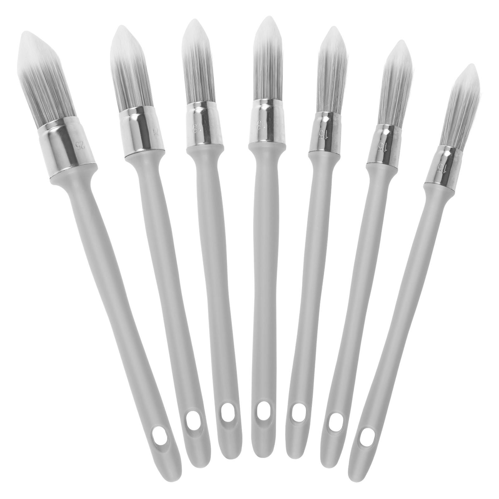 7Pcs Trim Paint Brush Small Round Paint Brushes Practical Edge Painting Tool for Decorating Baseboards House Wall Corners Edges
7Pcs Trim Paint Brush Small Round Paint Brushes Practical Edge Painting Tool for Decorating Baseboards House Wall Corners Edges