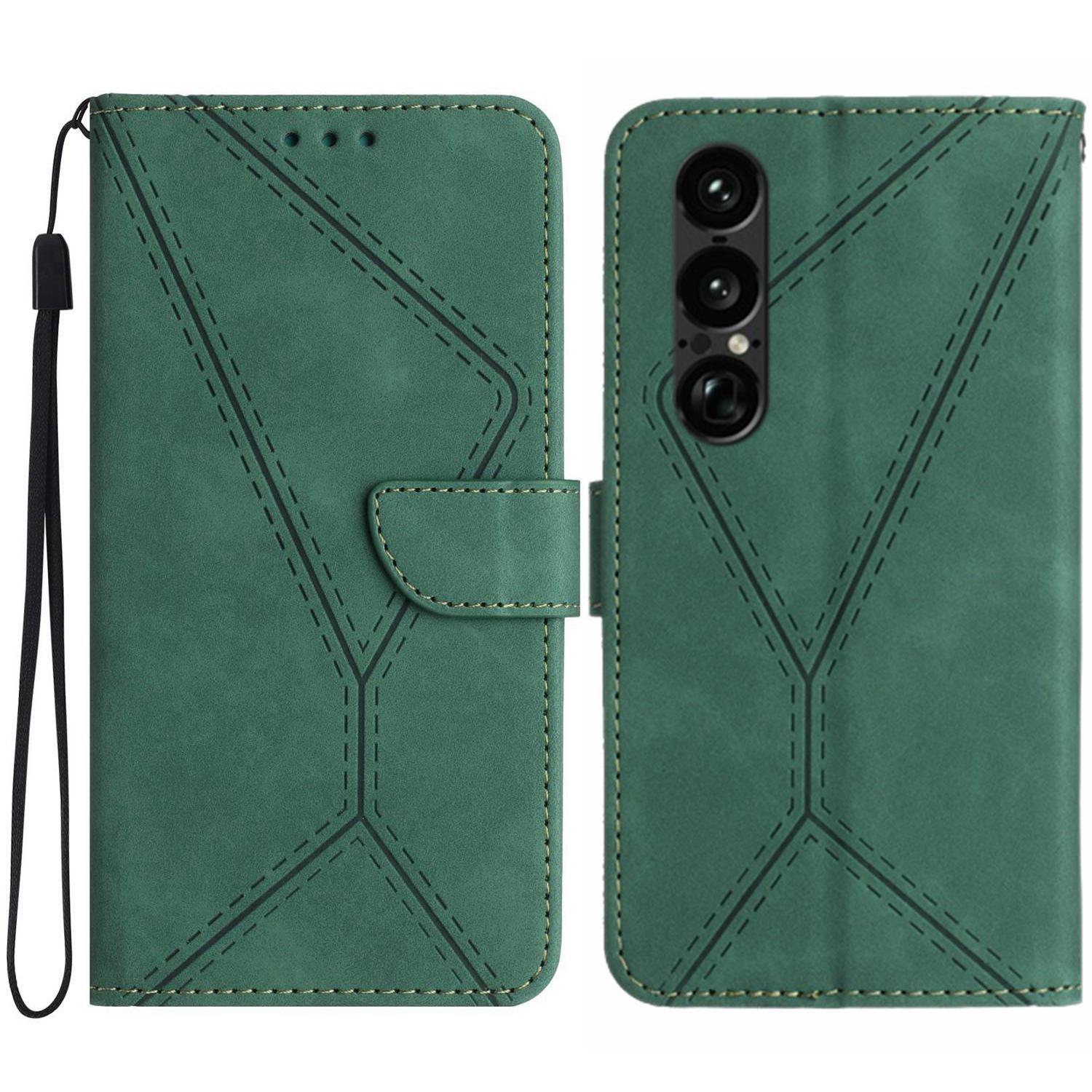 For Sony Xperia 1 VII Case Skin Touch Lines Imprinted PU Leather Flip Phone Cover E
For Sony Xperia 1 VII Case Skin Touch Lines Imprinted PU Leather Flip Phone Cover E