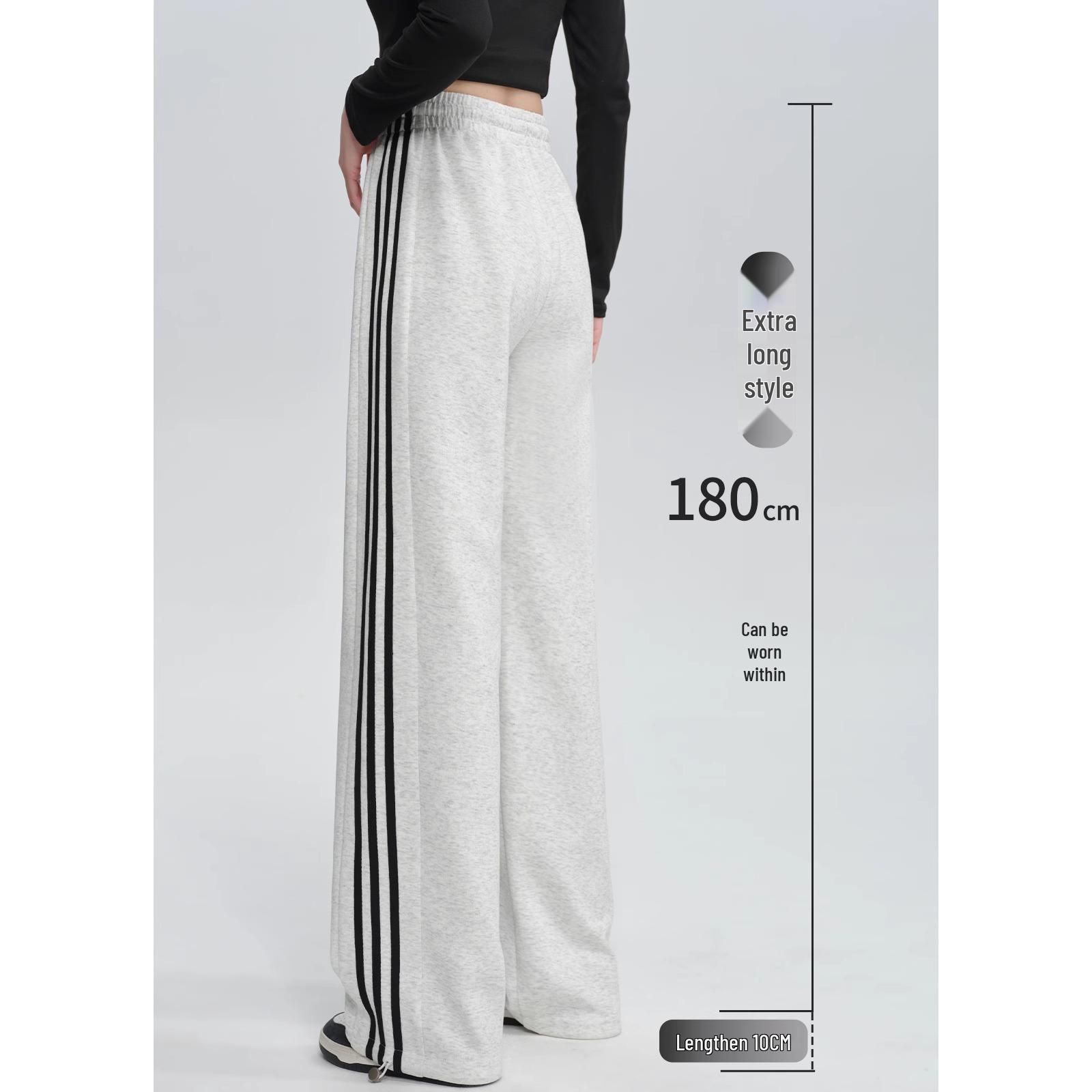 2025 Spring High-Waist Loose Fit Sweatpants for Tall Women with White Stripe Cuffed Design 2XL (Weight: 135-150 lbs)
2025 Spring High-Waist Loose Fit Sweatpants for Tall Women with White Stripe Cuffed Design 2XL (Weight: 135-150 lbs)