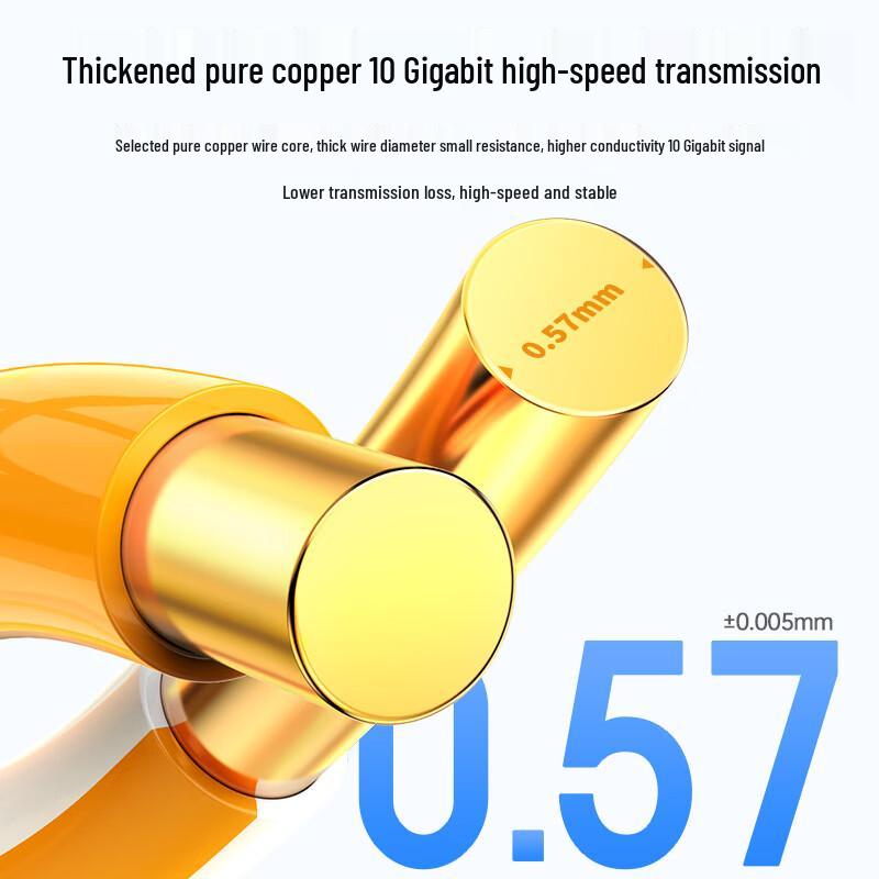 CHOSEAL CAT6A Unshielded 10 Gigabit Ethernet Cable 100m
CHOSEAL CAT6A Unshielded 10 Gigabit Ethernet Cable 100m
