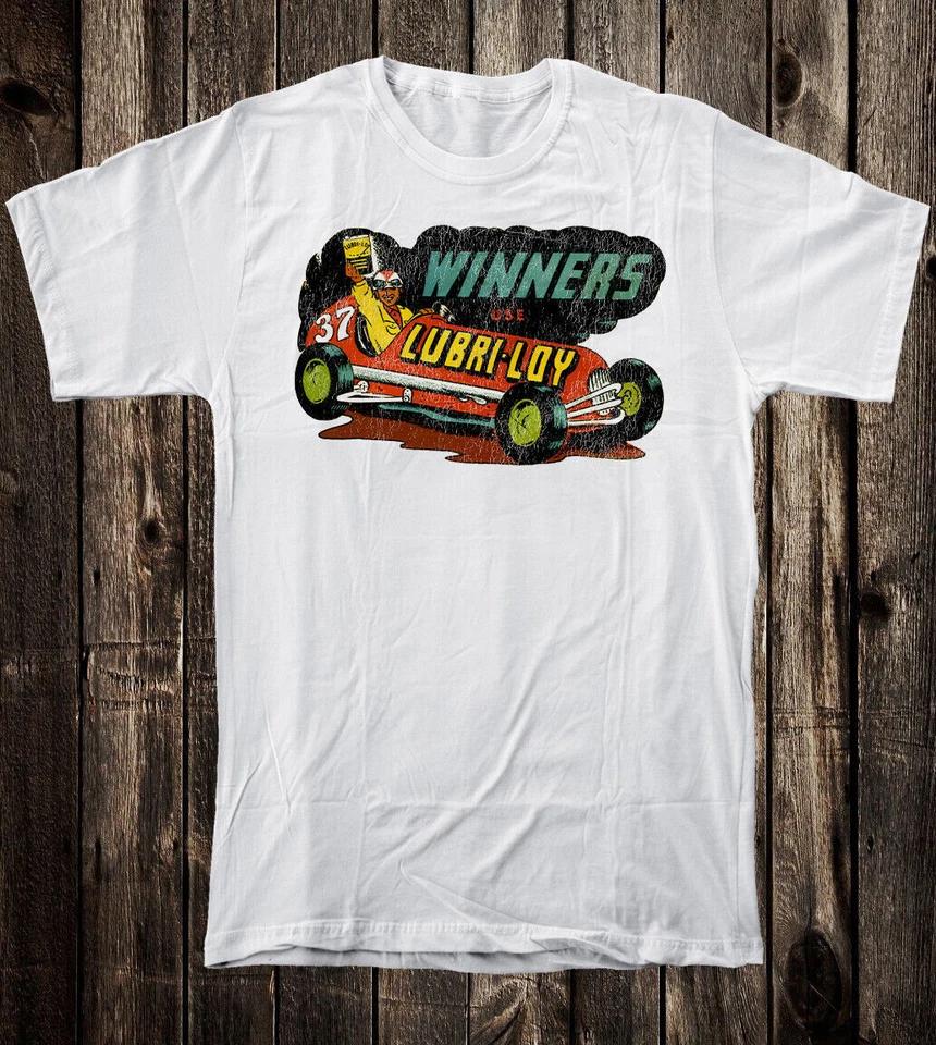 Hot Rod Tee T Shirt Drag Race Racing Nostalgia Lubri Loy Motor Oil Winner S
Hot Rod Tee T Shirt Drag Race Racing Nostalgia Lubri Loy Motor Oil Winner S
