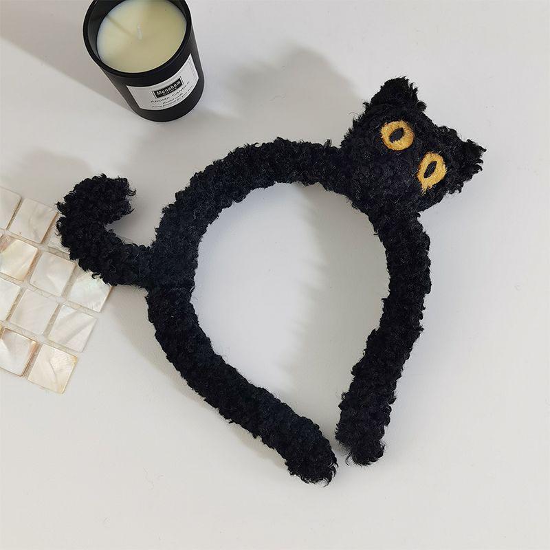 Повязка на голову с черным котом в корейском стиле ручной работы для женщин - Милый мультяшный аксессуар для волос для умывания лица и макияжа
Повязка на голову с черным котом в корейском стиле ручной работы для женщин - Милый мультяшный аксессуар для волос для умывания лица и макияжа