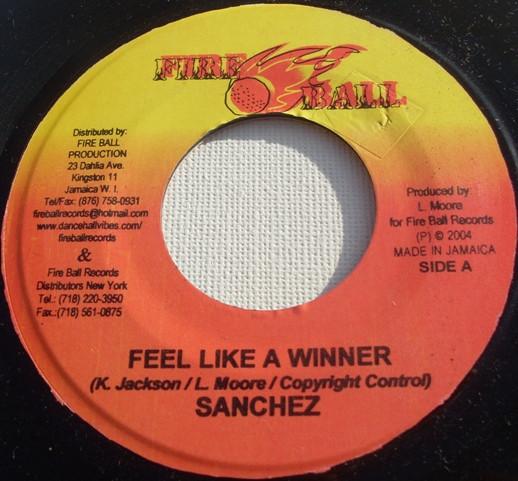 7inch Record SANCHEZ - Feel Like A Winner NONE Fire Ball Recor 2004 Jamaica Reggae, Ska & Dub Used
7inch Record SANCHEZ - Feel Like A Winner NONE Fire Ball Recor 2004 Jamaica Reggae, Ska & Dub Used