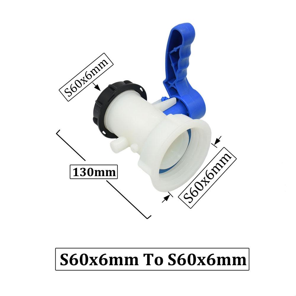 75mm S60x6mm IBC Tank Adapter Tap 1000L Ton Barrel Valve Fitting Coupling For Outdoor Water Tank
75mm S60x6mm IBC Tank Adapter Tap 1000L Ton Barrel Valve Fitting Coupling For Outdoor Water Tank
